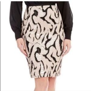 NWT Antonio Milani Sequin Pencil Skirt